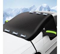 XIAOGUANGFADACAI Copri Parabrezza Auto per Alfa Romeo Mito 2008-2018, Antigelo, Resistente a Neve, Polvere, Raggi UV, con Magnete e Gancio Fisso, Pieghevoli,Green