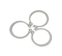 XIAOGYYE 1/2/3/5/10/20/30/50 Pezzi, Anello Di Sicurezza Esterno a C in Acciaio Inox 304, per Albero Cuscinetto da M3 a M120/ Color/M4-50Pcs