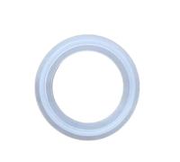 XIAOGYYE 10 Pezzi per Tubi da 19 Mm, Diametro Esterno 50,5 Mm, Ghiera Tri Clamp, Striscia Di Tenuta in Silicone, Guarniziad Anello, Rondella, Morsetto, Ghiera in Silicone/Od51Mm-2 Inch