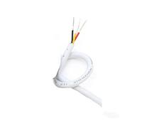 XIAOGYYE Cavo con Filo Rivestito Ul2464 da 5 M, 30 28 26 24 22 20 Awg, Canaleo, 2 3 4 5 6 7 8 9 10 Conduttori, Linea Di Alimentaziin Rame Isolata in Pvc/White 28Awg/4 Cores