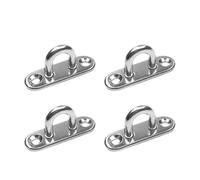 XIAOGYYE U-Type Screw, Closed Hook 316 Stainless Steel Nail Hook Hardware, Suitable For Boat Swing Metal Hook/M6