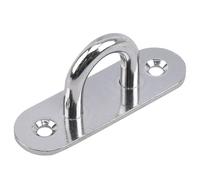 XIAOGYYE U-Type Screw Stainless Steel 304 Pad Eye Plate Hook Fixed Deck Door Buckle Heavy Duty Ceiling Mount Hanger M5 M6 M8/M8/ Size