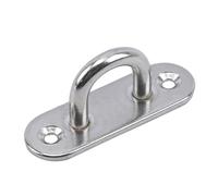 XIAOGYYE U Type Screws, Heavy Duty Rectangular Stainless Steel Pads Wall Mount Boat Ceiling Hanger Garage Hammock 1/3/5Pcs/3Pcs 304-M6