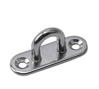 XIAOGYYE U Type Screws, Heavy Duty Rectangular Stainless Steel Pads Wall Mount Boat Ceiling Hanger Garage Hammock 1/3/5Pcs/3Pcs 304-M5