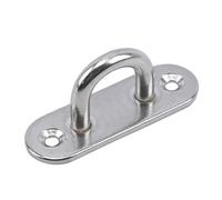 XIAOGYYE U Type Screws, Heavy Duty Rectangular Stainless Steel Pads Wall Mount Boat Ceiling Hanger Garage Hammock 1/3/5Pcs/5Pcs 304-M6