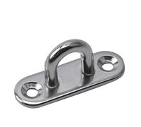 XIAOGYYE U Type Screws, Heavy Duty Rectangular Stainless Steel Pads Wall Mount Boat Ceiling Hanger Garage Hammock 1/3/5Pcs/304-M5 4.5 * 1.5 * 2Cm