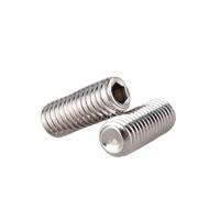XIAOGYYE Viti a Testa Cilindrica con Esagono Incassato Sus304, Viti Senza Testa Din916, M1.6 M2 M2.5 M3/M4 M5 M6 M8 M10 M12/50Mm/M3 *20Pcs
