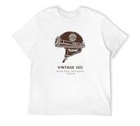 XIAOHEIYA Brough Superior Officially Licenced Merchandise Motorcycle Biker Mens T-Shirt White Unisex Tee XL