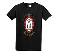 XIAOHEIYA BSA Birmingham Motorcycle 3D Print Casual Mens T-Shirt Black Unisex Tee S