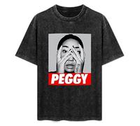 XIAOHEIYA Sell Face Peggy gou Peggy gou dj Peggy Gould House Music EDM Mens T-Shirt Black Unisex Tee XXL