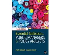 Xiaohu Wang Evan Essential Statistics for Public Managers and Polic (Tascabile)