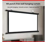 XIAOHUI Schermo per proiettore anti-luce a parete Rapporto 16:9 Ufficio esterno Intrattenimento domestico Portatile Pieghevole ad alta definizione