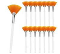 Xiaohui887 15 pennelli a ventaglio per maschera facciale, applicatore per estetista, strumento per la pulizia di pennelli morbidi per il trucco