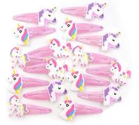 Xiaohui887 Gifts & Goodies - 10 fermagli per capelli a forma di unicorno, accessori per capelli per bambine e ragazze