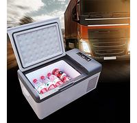 XIAOLIN RV Portatile Auto Freezer Auto Frigorifero Auto Frigorifero da 15 Litri con Congelatore Compressore, 12 / 24v Dc 110~240 Volt AC, -7 ℉ ~ 50 ℉ per Camion SUV
