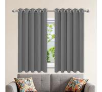 XIAOMEI Tende Camera da Letto Oscuranti 1 Pezzi 500 x 340 cm Tenda Termica Isolante Freddo con Occhielli Tenda Velluto Soggiorno per Soggiorno Camera da Letto, Grigio Scuro