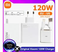 Xiaomi 120W Fast Wall Charger Adapter USB Cable Mi 11T/12T/13T Pro 12s 11 Ultra