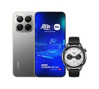 Xiaomi 15T Pro, Smartphone 12+512GB, Display Eye-care 6,83" 144Hz, MediaTek Dimensity 9400+, Leica 5x Pro 50MP, 5500mAh, Garanzia 2 Anni, Titanio, Caricabatterie non incluso +Xiaomi Watch S4 Nero