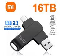 XIAOMI 16TB 3.2 Flash Drives High Speed USB Transfer Metal Pendrive Memory Card Pendrive Flash Disk Memoria Waterproof Stick -H KJW