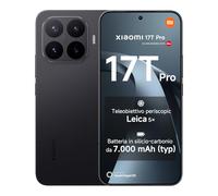 XIAOMI 17T Pro, Smartphone 12+256GB, Display Eye-Care 6,83" 144Hz, Batteria Silicio-carbonio da 7000mAh (typ), Teleobiettivo Leica 5x, 100W HyperCharge, Black, Garanzia 2 anni+1 anno extra
