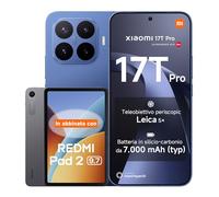 XIAOMI 17T Pro, Smartphone 12+256GB, Deep Blue, with Redmi Pad 2 9.7
