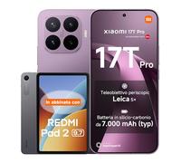 XIAOMI 17T Pro, Smartphone 12+256GB, Deep Violet, with Redmi Pad 2 9.7