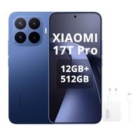 XIAOMI 17T Pro,Smartphone 12+512GB,Display Eye-Care da 6,83" a 144Hz,Batteria al silicio-carbonio da 7000 mAh (tip),Teleobiettivo Leica 5x,HyperCharge da 100W,Deep Blue,Included 120W Charger