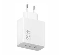 Xiaomi 90W HyperCharge Power Adapter 3-Port EU | Caricabatterie | GaN, 2x USB Type-C, 1x USB-A