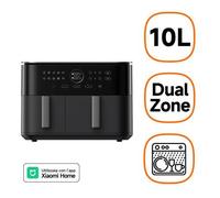 Xiaomi Dual Zone Air Fryer 10L Nero | Friggitrice ad aria | 2700 W, 3,5 L + 6,5 L