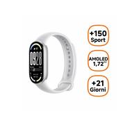 Xiaomi Smart Band 10 Silver AMOLED Braccialetto per rilevamento di attività 4,37 cm (1.72") Argento