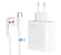 Xiaomi Caricabatterie 33W per Redmi 13, Note 13, 13Pro, 12S, 12, 11S, 11, Lite 11i, Mi Pad 5, Poco X5, Xiaomi Tipo C, caricatore rapido con cavo da 2 m