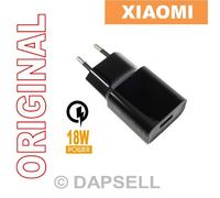 XIAOMI CARICABATTERIE CASA RICAMBIO ORIGINALE USB MDY-08-EI 18W BLACK 79067BA