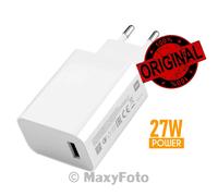 XIAOMI CARICABATTERIE CASA RICAMBIO ORIGINALE USB MDY-10-EL 27W WHITE 7956C4A