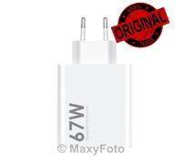 XIAOMI CARICABATTERIE CASA RICAMBIO ORIGINALE USB MDY-14-EW 67W WHITE 796C2FA
