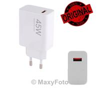 XIAOMI CARICABATTERIE CASA RICAMBIO ORIGINALE USB MDY-17-EF 45W WHITE 7957B8A