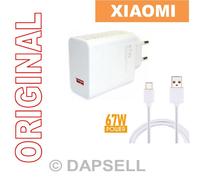 Xiaomi Caricabatterie Originale Mdy-12-eh 67w Cavo Usb-c Mi Note 10 Lite Pro