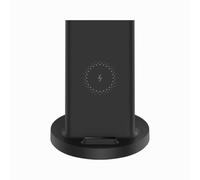 Xiaomi Caricatore Wireless 20W Stand, Ricarica Rapida Qi, Base di Ricarica Verticale/Orizzontale, USB-C, Compatibile iPhone Samsung Xiaomi, Nero (alimentatore non compreso)