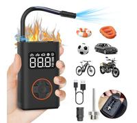 XIAOMI Catena Ecologica, QiCYCLE N3 Portable Electric Air Compressor, Compressore ad Aria Portatile, 150PSI, Auto Stop, 6 Modalità Pompa per Bicicletta Auto Moto, Continental Michelin Goodyear