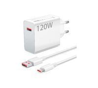 Xiaomi Charging Combo Caricatore rapido USB-A da 120 W + cavo dati USB-C Bianco MDY-13-EE - Nouvo