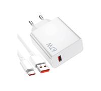 Xiaomi Charging Combo Caricatore rapido USB-A da 67 W + cavo dati USB-C Bianco MDY-12-ES - Nouvo