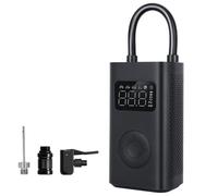XiaoMi Compressore Aria Portatile 2-150 PSI 6 Modalità di Gonfiaggio Luce LED Integrata Porta Type-c Portable Electric Air Compressor per Biciclette, Gonfiaggio palloni e accessori per auto (nero)