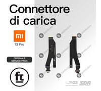 XIAOMI CONNETTORE RICARICA + FLEX 13 PRO ORIGINALE SERVICE MICROFONO DOCK DI CAR