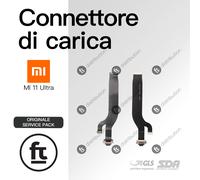 XIAOMI CONNETTORE RICARICA MI 11 ULTRA ORIGINALE SERVICE FLAT MICROFONO DOCK DI