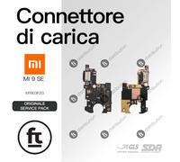XIAOMI CONNETTORE RICARICA MI 9 SE M1903F2G ORIGINALE SERVICE MICROFONO PCB CARI