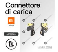 XIAOMI CONNETTORE RICARICA MI A3 ORIGINALE SERVICE MICROFONO PCB CARICA