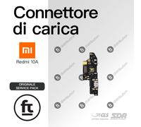 XIAOMI CONNETTORE RICARICA REDMI 10A ORIGINALE SERVICE BOARD MICROFONO CARICA MI