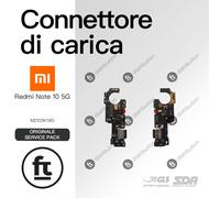 XIAOMI CONNETTORE RICARICA REDMI NOTE 10 5G ORIGINALE SERVICE M2103K19G DOCK PCB