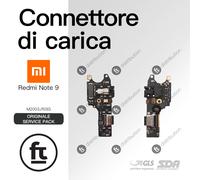XIAOMI CONNETTORE RICARICA REDMI NOTE 9 M2003J15SG ORIGINALE SERVICE MICROFONO T