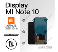 XIAOMI DISPLAY MI NOTE 10/ NOTE 10 PRO/ NOTE 10 LITE ORI RIGENERATO NO FRAME NER