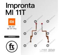 XIAOMI FLAT SENSORE IMPRONTA DIGITALE MI 11T/11T PRO BIANCO ORIGINALE FINGERPRIN